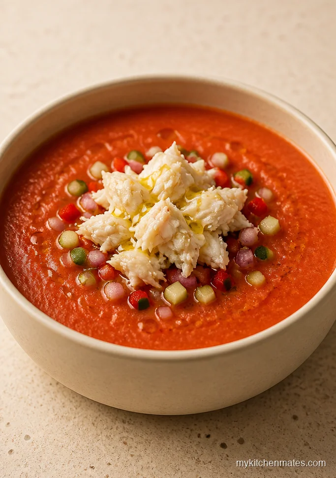 Chilled Crab Gazpacho