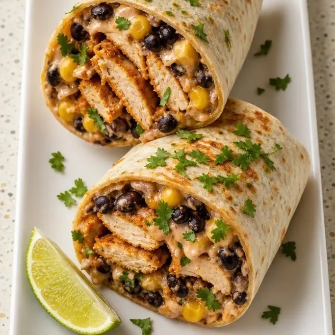 Crispy Grilled Chipotle Ranch Chicken Burrito Chipotle Ranch Grilled Chicken Burrito