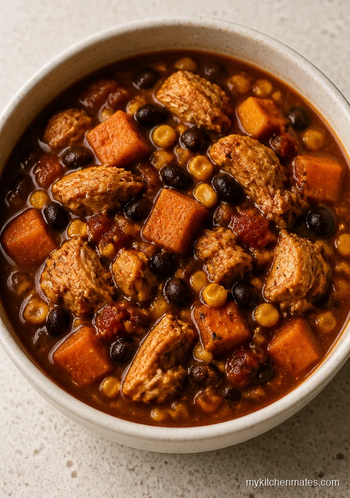 Chipotle Sweet Potato Chicken Stew