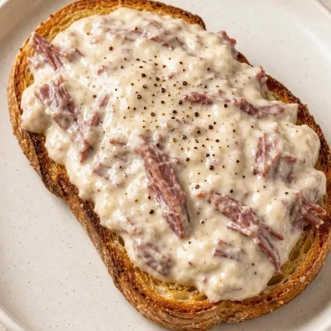Chipped Beef On Toast