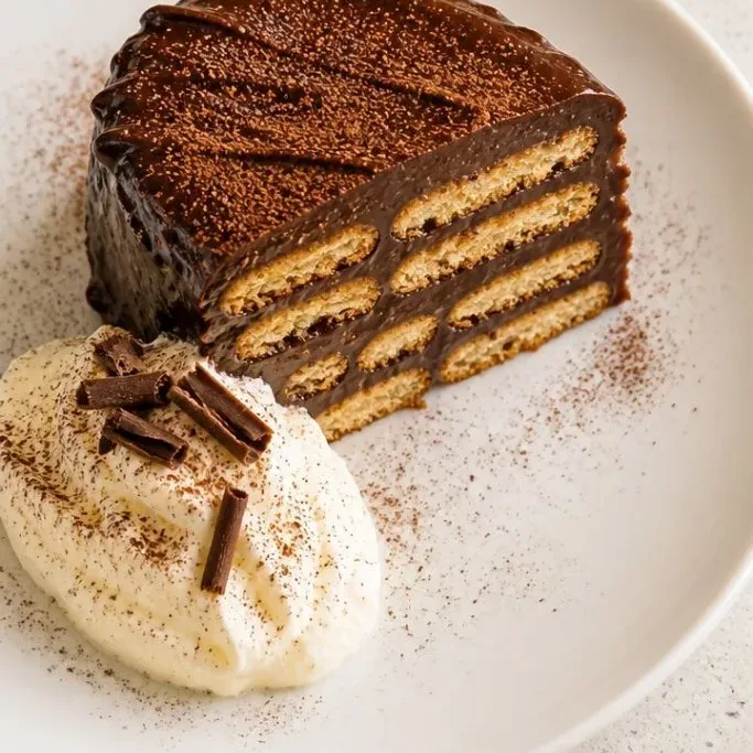 Chocolate Biscuit Pudding