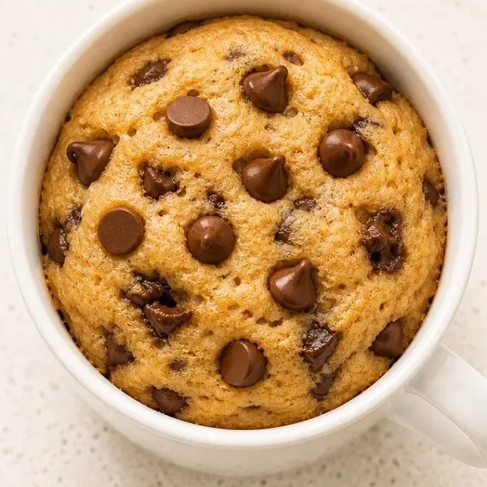 Chocolate Chip Cookie Mug Cake