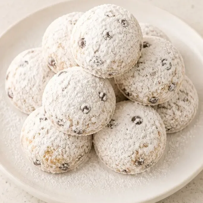 6-Ingredient Chocolate Chip Snowball Cookies (Ready in 30 Minutes) Chocolate Chip Snowball Cookies