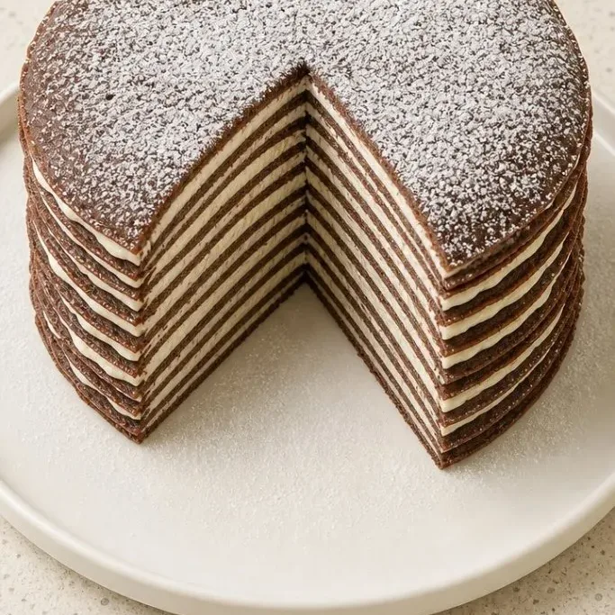 Chocolate Crepe Cake