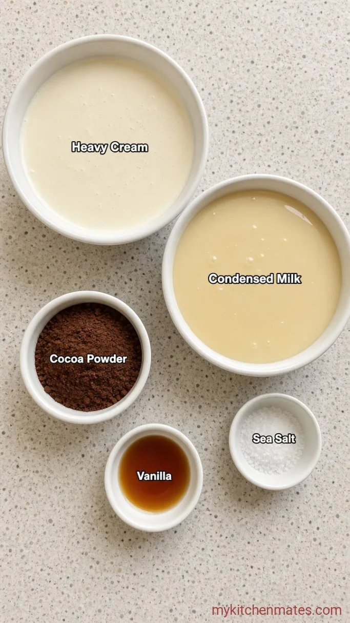 4-Ingredient Chocolate Ice Cream Ingredients