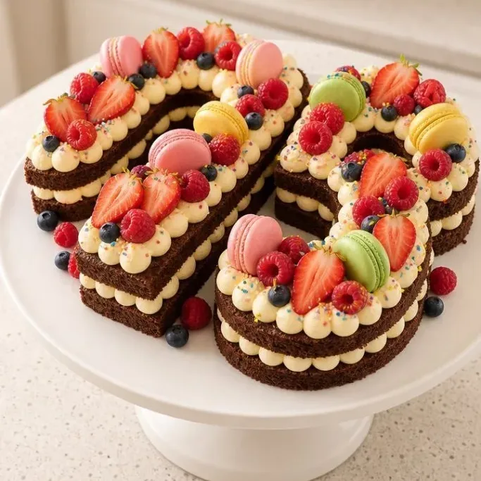 Chocolate Number Cake