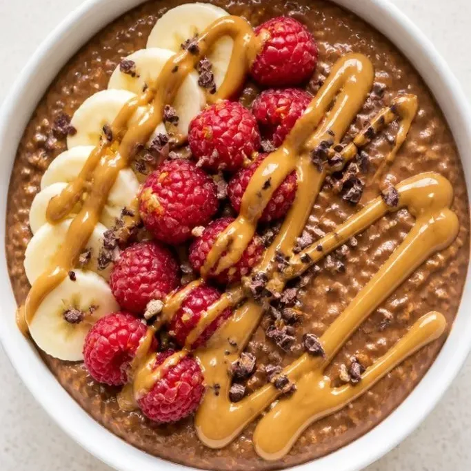 Chocolate Protein Overnight Oats