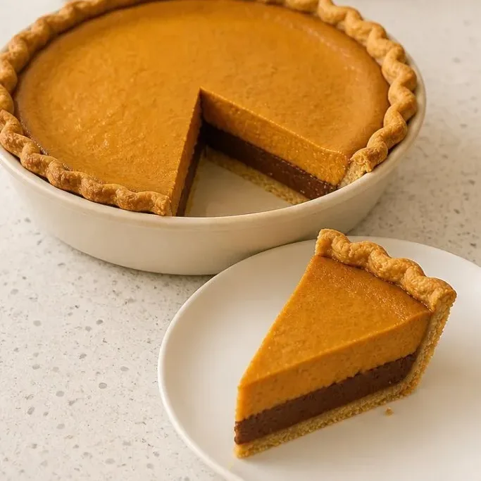 Chocolate Pumpkin Pie