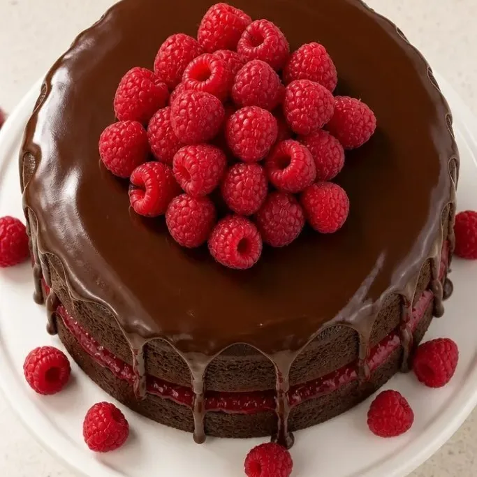 Chocolate Raspberry Cake