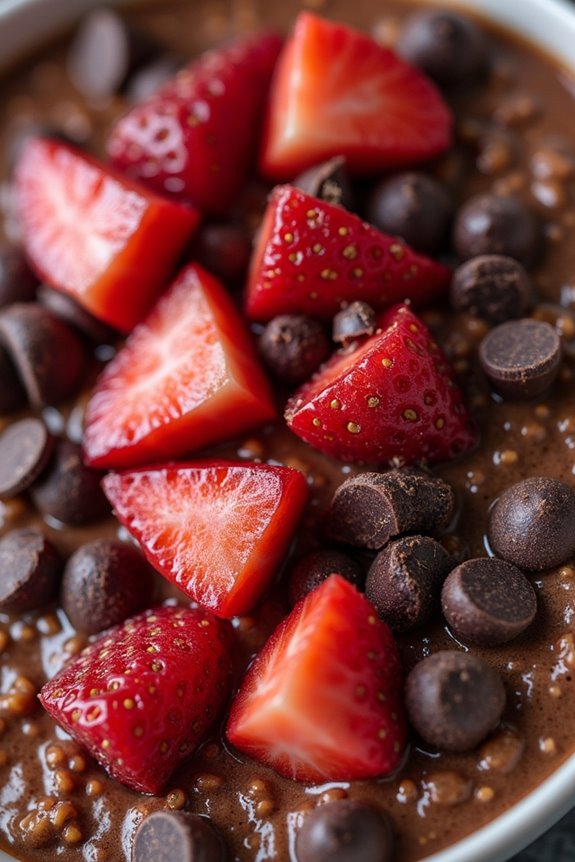 chocolate strawberry dessert treat