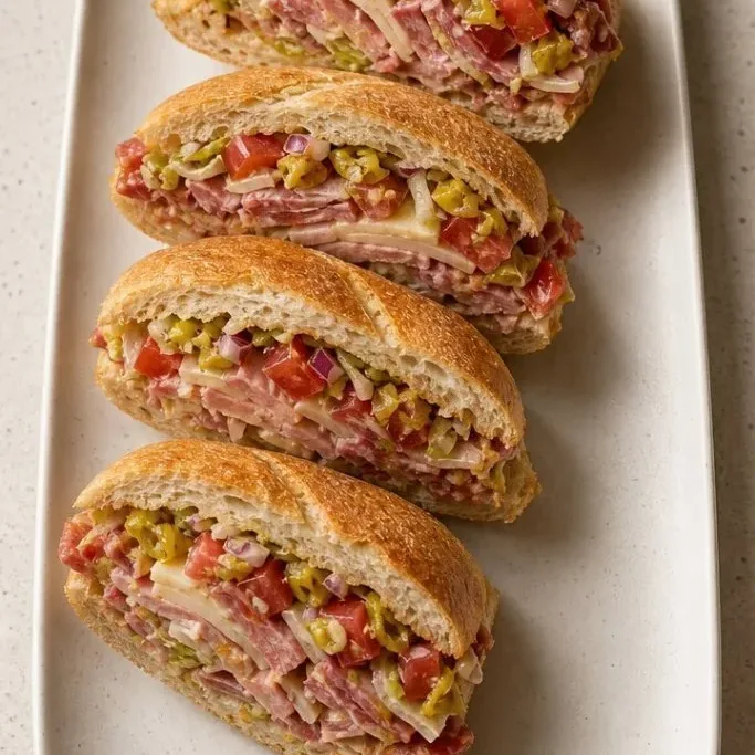 15-Minute Chopped Italian Sandwich Chopped Italian Sandwich