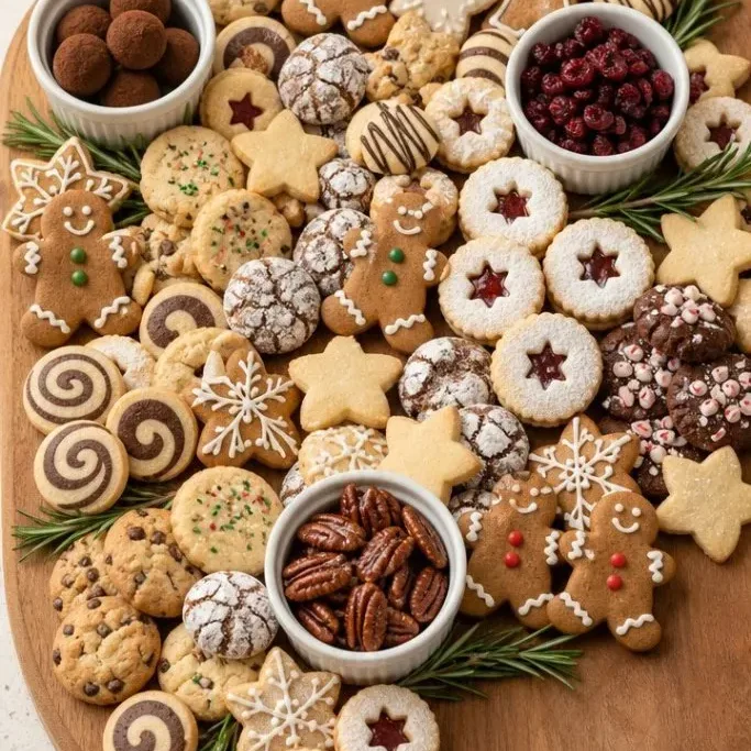 How to Build a Christmas Cookie Charcuterie Board Christmas Cookie Charcuterie Board