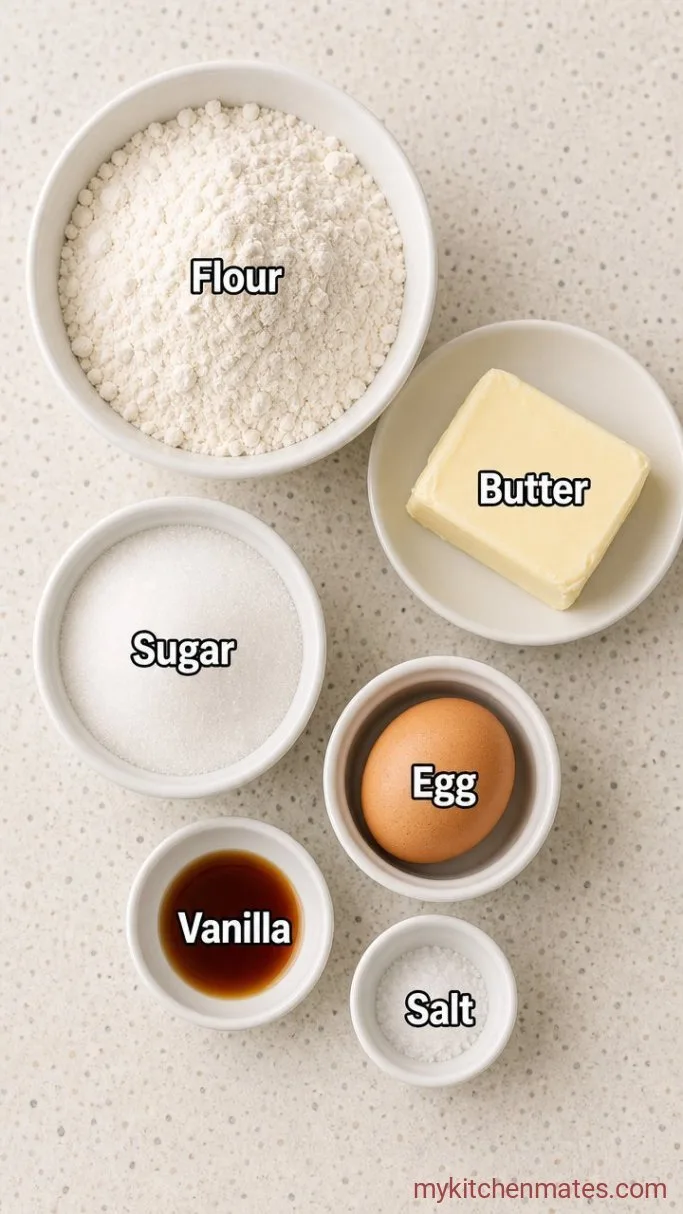 Soft and Buttery Christmas Cutout Cookies Ingredients
