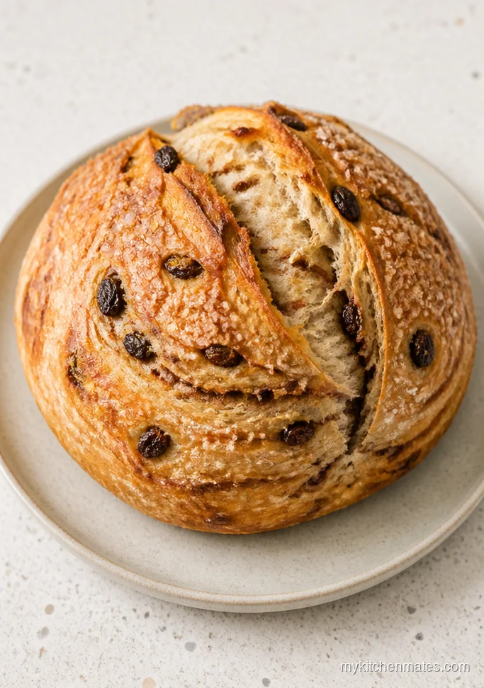 Cinnamon Raisin Dutch Oven Bread