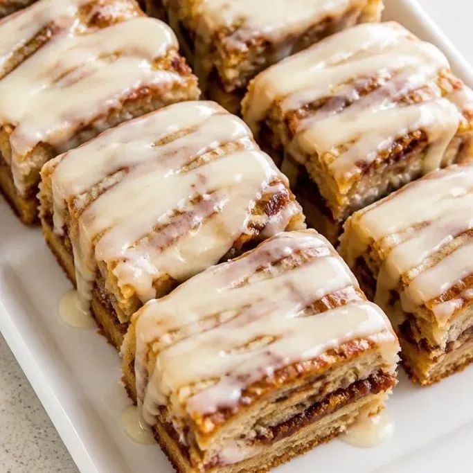 Gooey Cinnamon Roll Bars (No Yeast Needed) Cinnamon Roll Bars