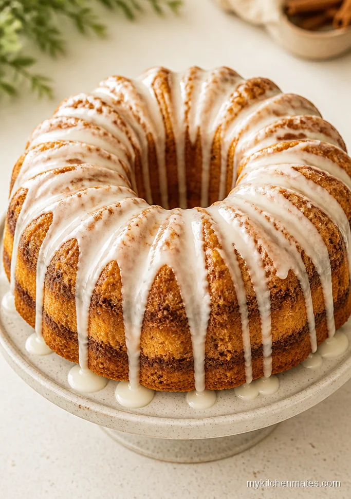 Cinnamon Roll Bundt Cake
