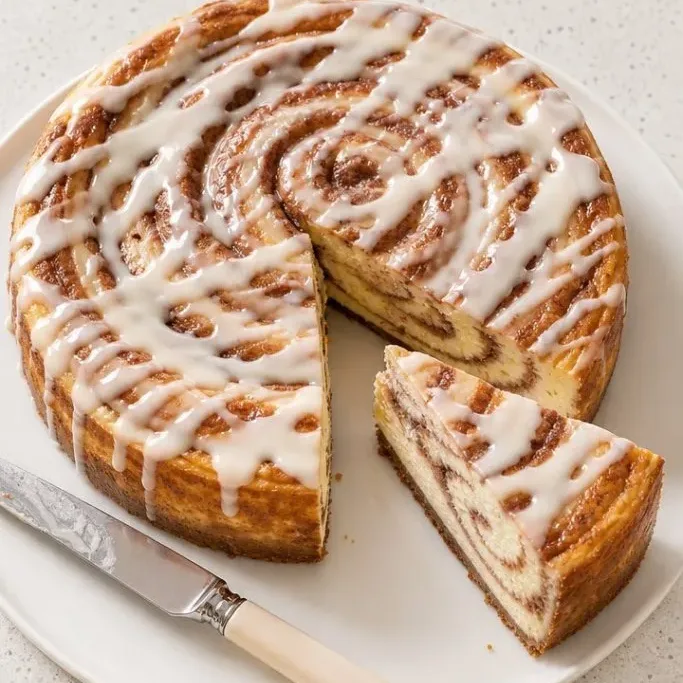 Cinnamon Roll Cheesecake