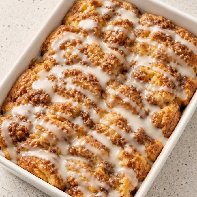 5-Ingredient Cinnamon Roll Dump Cake Cinnamon Roll Dump Cake