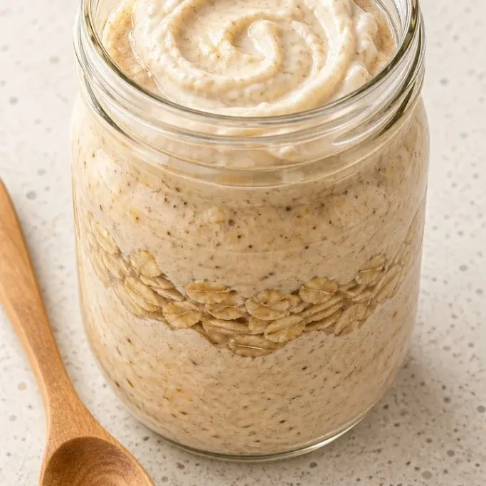 5-Minute Cinnamon Roll Overnight Oats Cinnamon Roll Overnight Oats