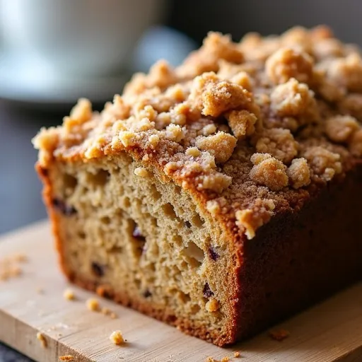 Cinnamon Streusel-Topped Banana Bread