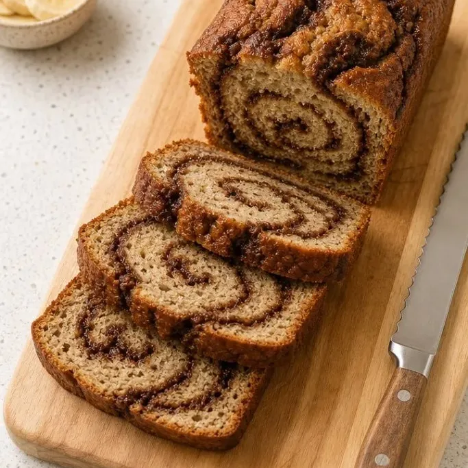 Cinnamon Swirl Banana Bread