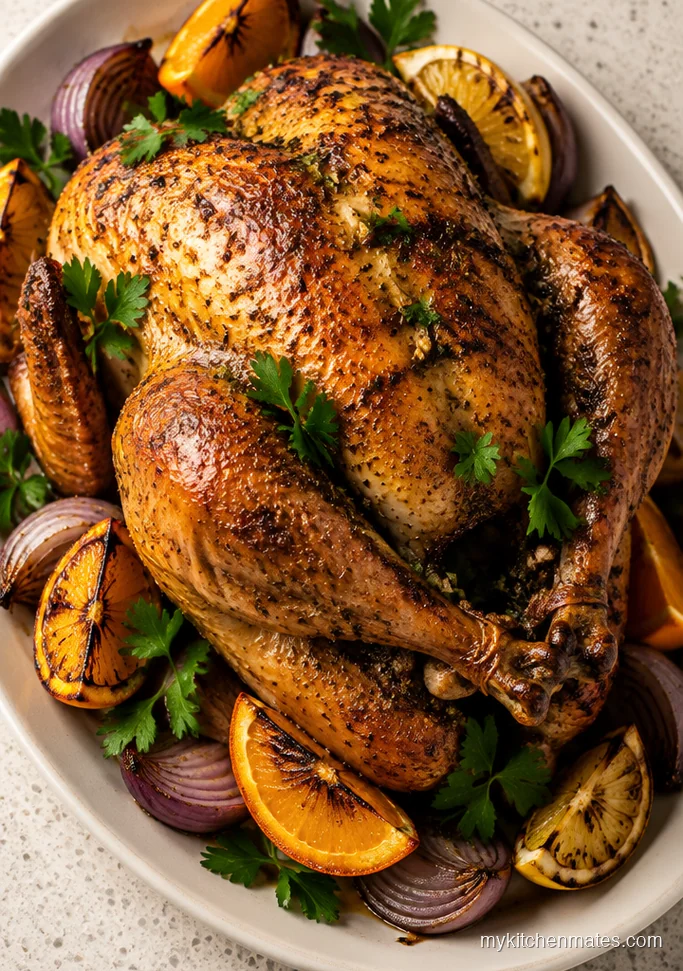 Citrus and Garlic Turkey