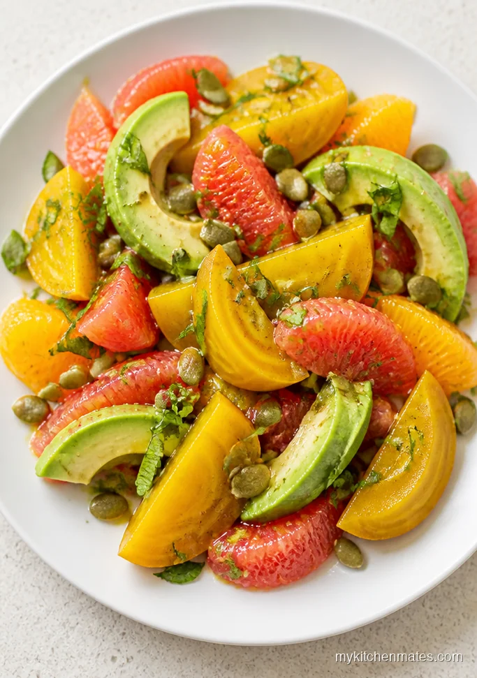 Citrus Beet Salad with Avocado and Pepitas