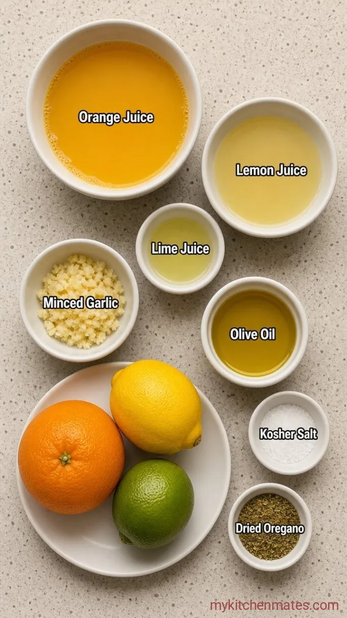 Bright and Zesty Citrus Chicken Marinade Ingredients
