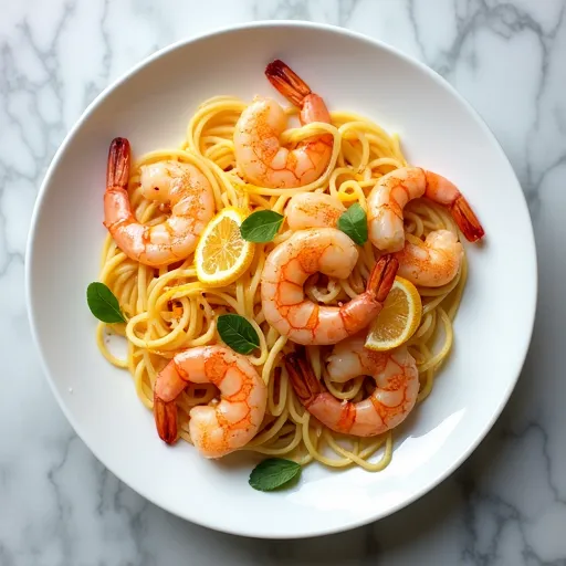 Citrus-Infused Olive Oil Shrimp Scampi