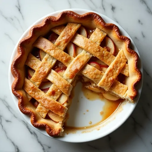 Classic American Deep Dish Apple Pie