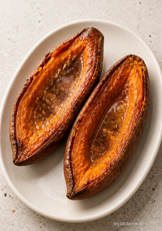 Classic Baked Sweet Potatoes with Cinnamon Butter