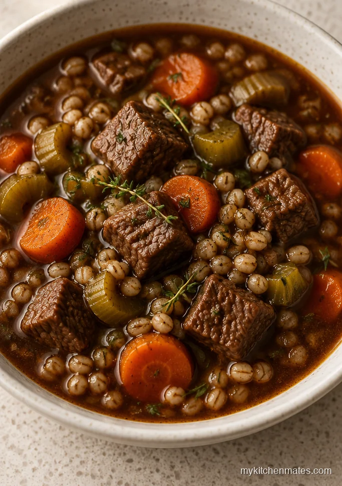 Classic Beef and Barley Soup