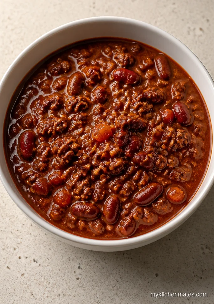 Classic Beef Chili with Kidney Beans