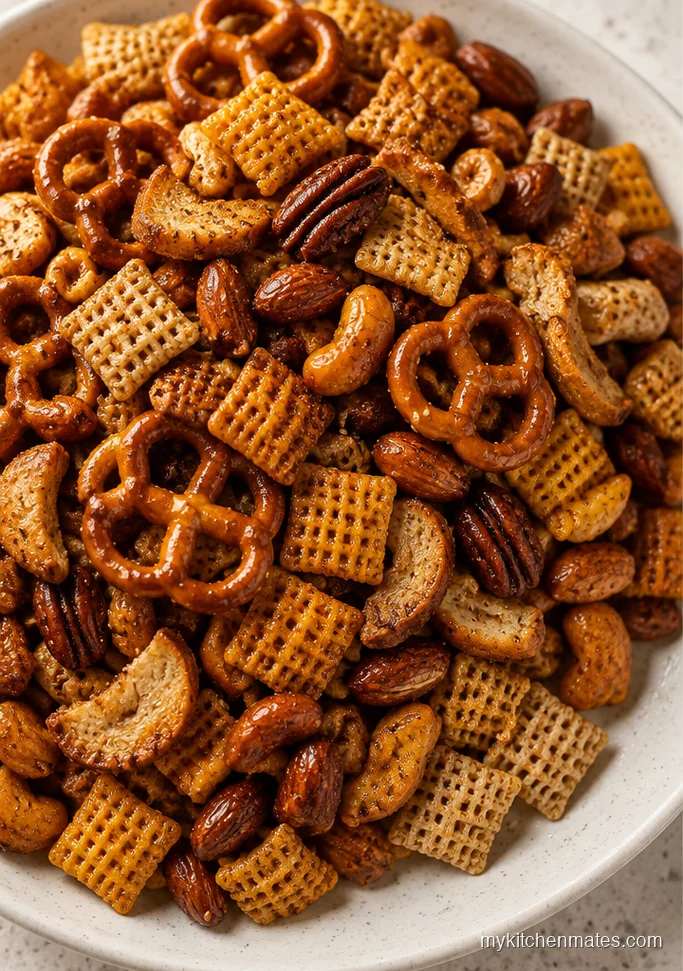 Classic Buttery Christmas Chex Mix