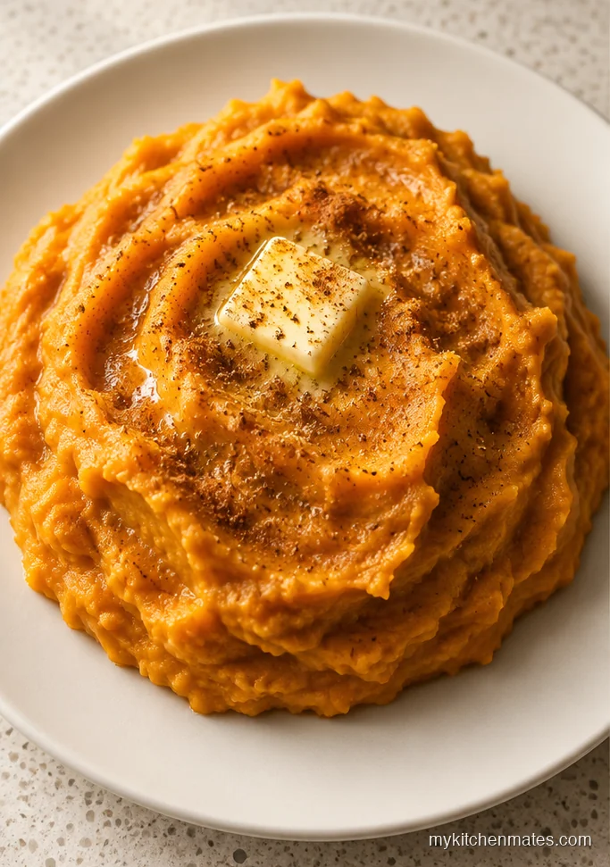 Classic Buttery Mashed Sweet Potatoes