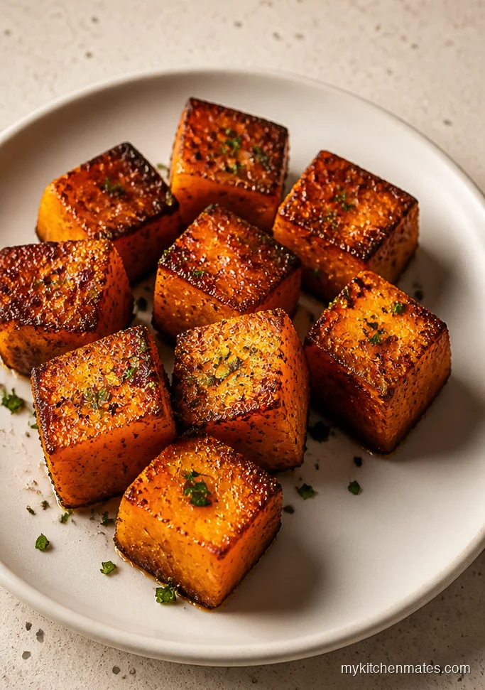Classic Caramelized Butternut Squash Cubes