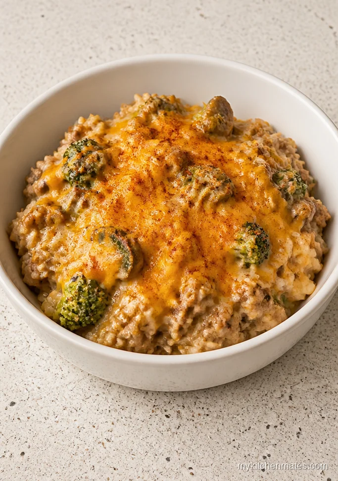 12 Ground Turkey Casserole Recipes That Keep Dinner Low Stress Classic Cheesy Ground Turkey and Rice Casserole