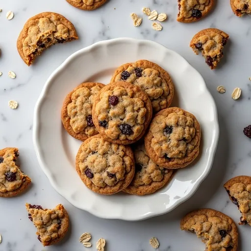 Classic Chewy Oatmeal Raisin Cookies