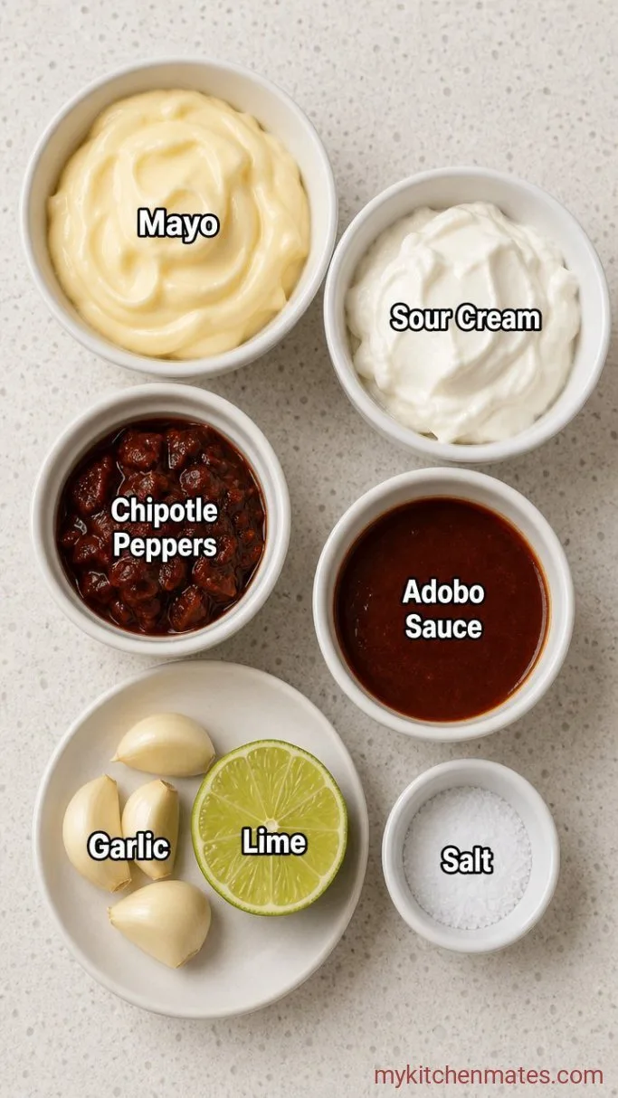 Classic Chipotle Sauce (Ready in 5 Minutes) Ingredients