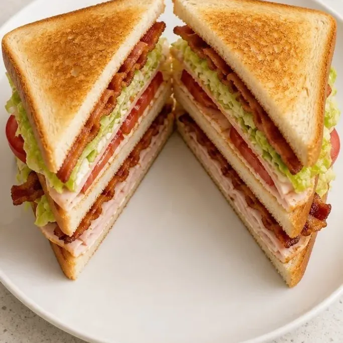 Classic Club Sandwich (Triple-Decker with Crispy Bacon) Classic Club Sandwich