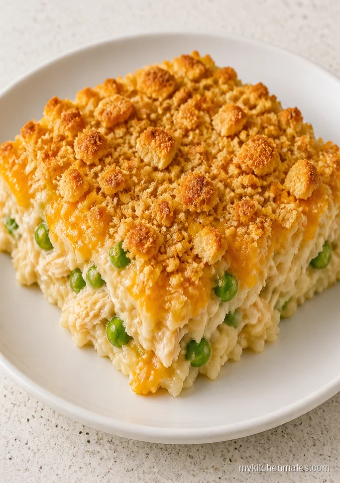 Classic Creamy Chicken and Rice Casserole
