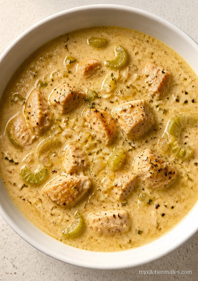 Classic Creamy Keto Chicken Soup