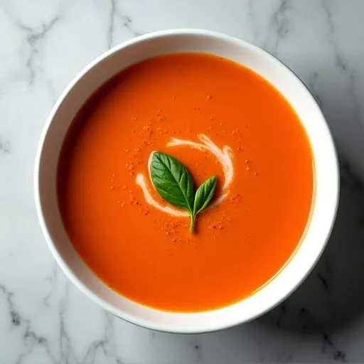 Classic Creamy Tomato Basil Soup