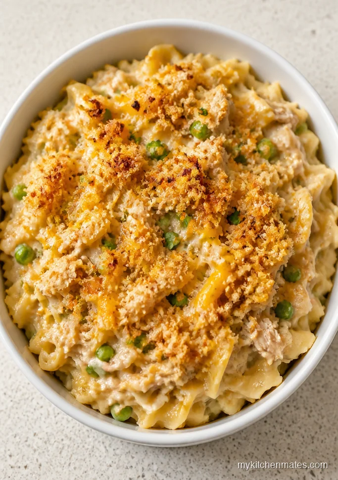 Classic Creamy Turkey Noodle Casserole
