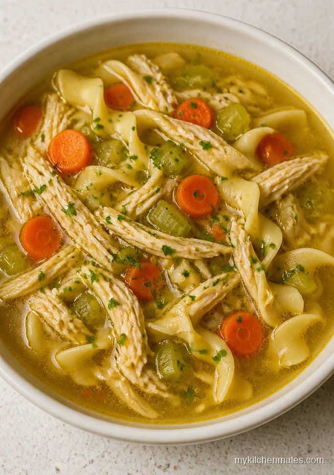 Classic Crock Pot Chicken Noodle Soup