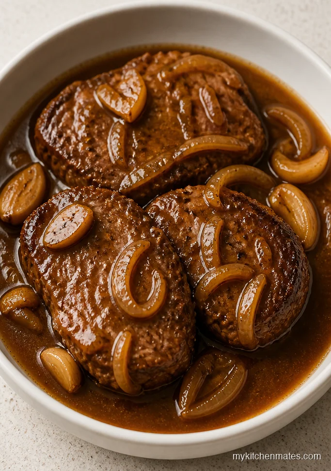 Classic Crock Pot Round Steak and Gravy