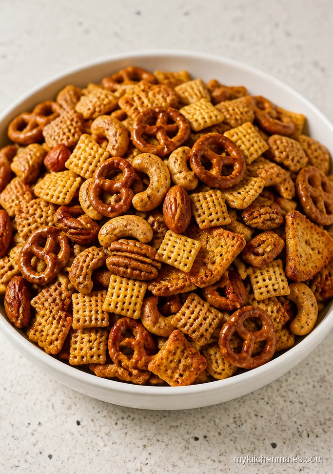 Classic Crockpot Chex Mix