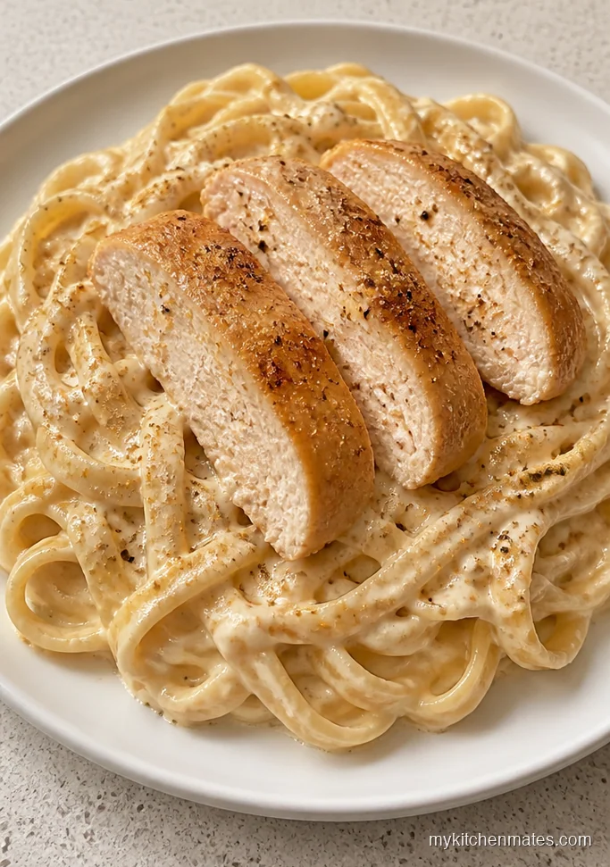 Classic Crockpot Chicken Alfredo