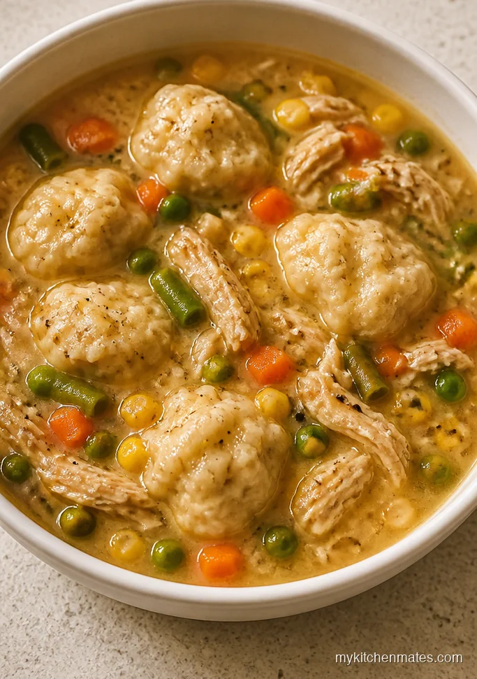 Classic Crockpot Chicken and Dumplings