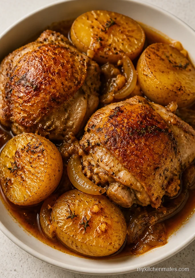 Classic Crockpot Chicken and Potatoes